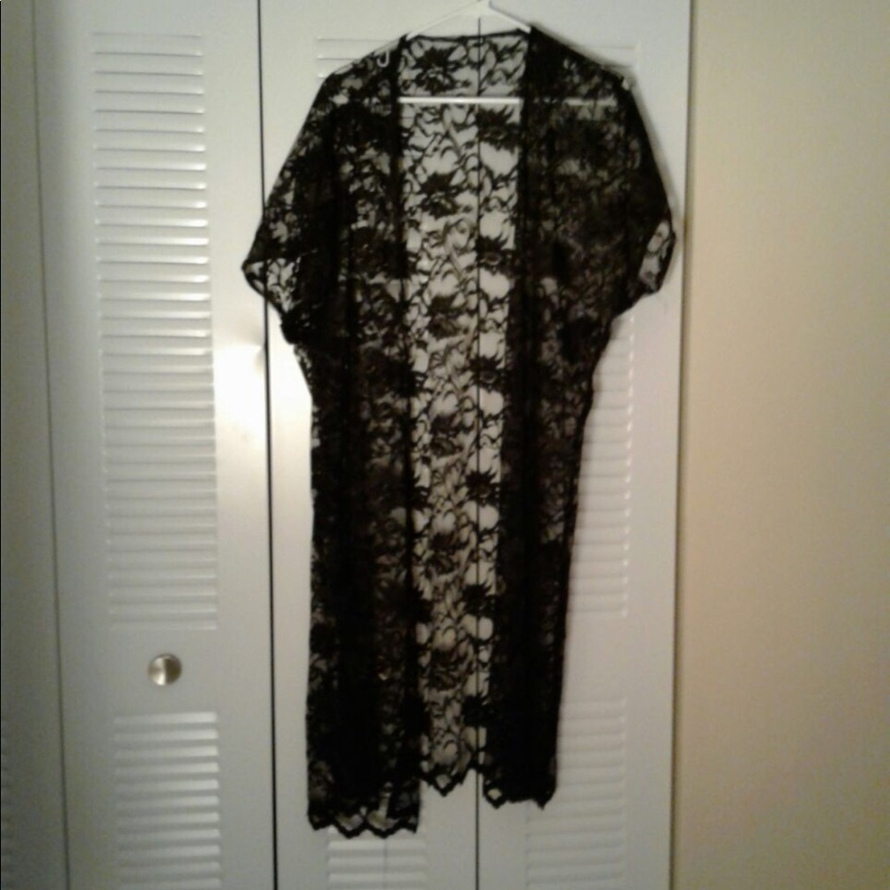 Open blouse